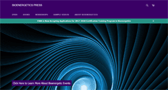 Desktop Screenshot of bioenergeticspress.com